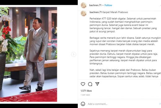Viral Prabowo Tidak Injak Karpet Merah saat G20, Didoakan Jadi Presiden - GenPI.co