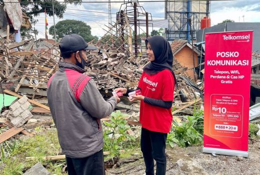 Paket Rp10 Bebas Telepon dan SMS dari Telkomsel untuk Warga Terdampak Gempa Cianjur - GenPI.co