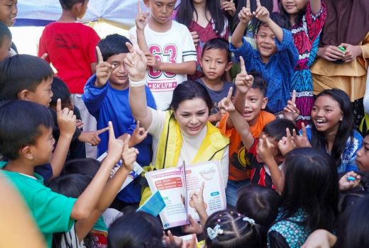 Yanti Airlangga Pimpin Trauma Healing Anak Gempa Cianjur - GenPI.co