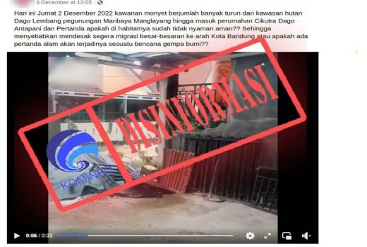 Monyet Turun Dikaitkan Bencana Bandung, Hoaks Nggak Ada Obat - GenPI.co