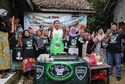Tambah Ilmu, Warga Sukabumi Diajarkan Kowarteg Dukung Ganjar Masak Bihun - GenPI.co