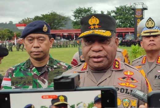 Polda Papua Kirim Pasukan Tambahan ke Paniai Antisipasi Logistik Pemilu 2024 Dibakar - GenPI.co