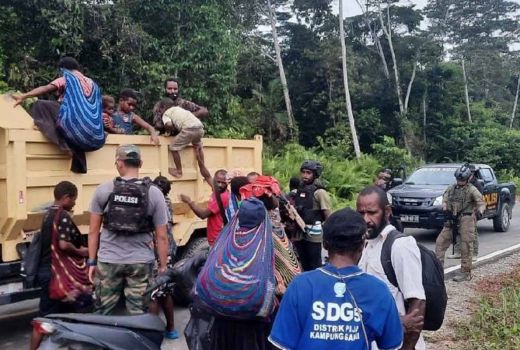 Kontak Tembak KKB dengan TNI dan Polri di Nduga, Warga Mengungsi - GenPI.co