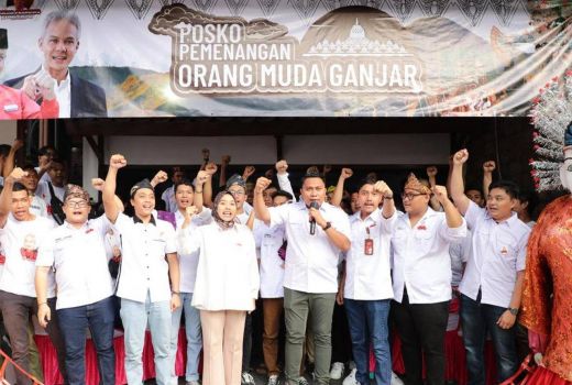 OMG Resmikan Posko Pemenangan Ganjar Pranowo pada Hari Lahir Pancasila - GenPI.co