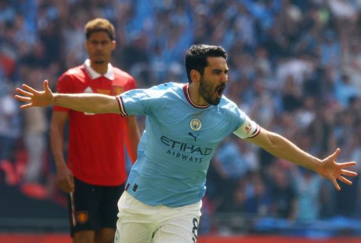 Manchester United Kecolongan Gol Cepat, Manchester City Juara Piala FA - GenPI.co