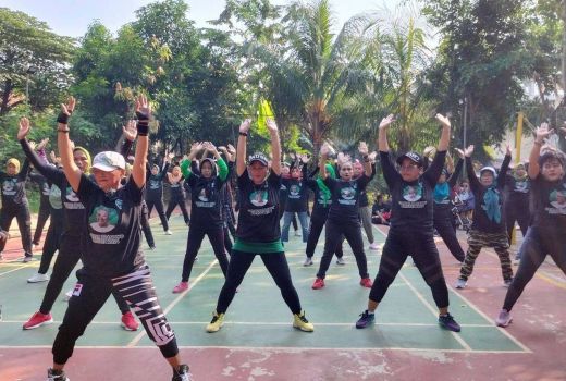 Gandeng Ibu-ibu Pesanggrahan, Kowarteg Dukung Ganjar Gelar Bugar Ceria - GenPI.co