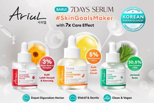 ARIUL 7Days Serum, Solusi Lawan 3 Tanda Penuaan Termasuk Kulit Kusam - GenPI.co