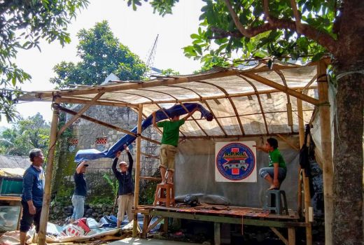 Dengar Keluh Kesah Ojol Bogor, Kajol Dukung Ganjar Resmikan Basecamp - GenPI.co