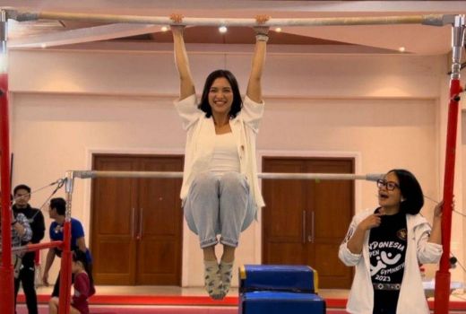 Gandeng Angela Gilsha, Kemenpora Ingin Bakar Semangat Pesenam Muda Indonesia - GenPI.co