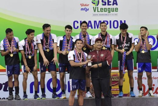 Timnas Indonesia Juara SEA V League 2023, Menpora: Terima Kasih, PBVSI - GenPI.co