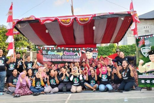 Manuver Berkelas Kowarteg Dukung Ganjar kepada Ibu-ibu Prasejahtera - GenPI.co
