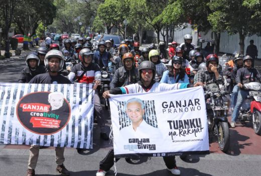 Jelang Pilpres 2024, Ganjar Creativity Menyapa Komunitas Motor Ownrules - GenPI.co