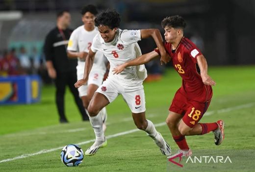 Bintang Barcelona Marc Guiu Bawa Timnas Spanyol U-17 Kalahkan Kanada - GenPI.co