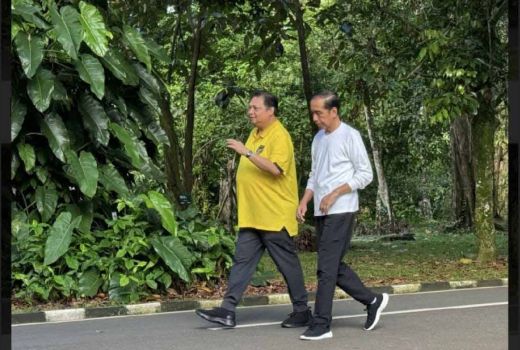 Jokowi Bertemu Airlangga Jadi Sinyal Dukung Prabowo, Golkar: Semua Tau Lah Ya - GenPI.co