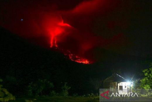 Tetap Waspada! Aliran Lava Erupsi Gunung Lewotobi Laki-Laki Meluncur 3 Km ke Timur Laut - GenPI.co