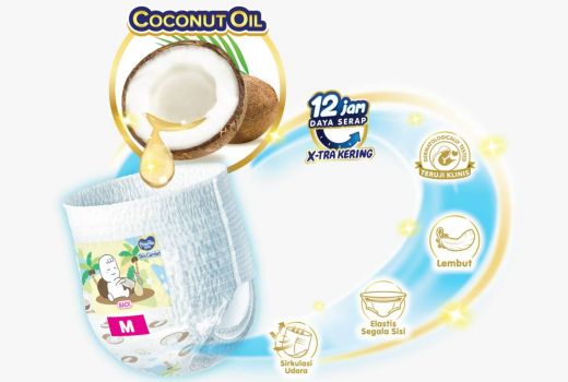 Pertama di Indonesia, MamyPoko Pants Luncurkan Skin Comfort Coconut Oil - GenPI.co