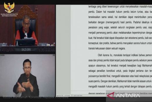 MK Tolak Eksepsi KPU RI dan Prabowo-Gibran soal Kewenangan Tangani PHPU Pilpres - GenPI.co