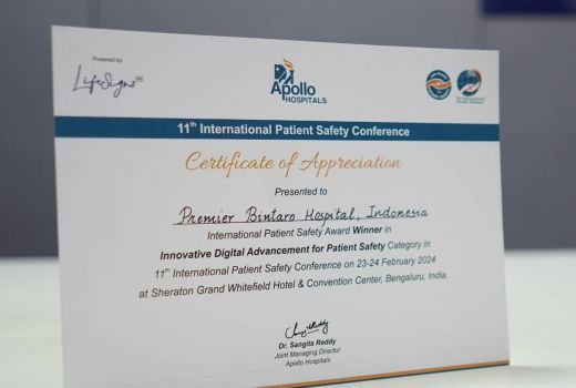 RS Premier Bintaro Raih Penghargaan Inovasi Digital di India - GenPI.co