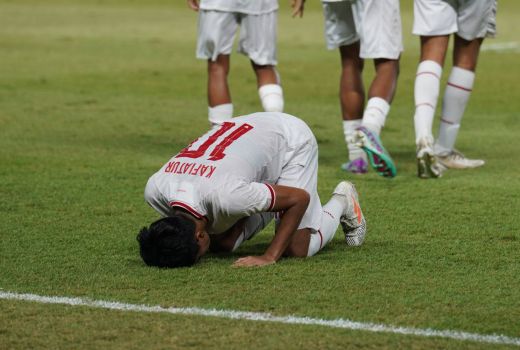 Cetak Gol Perdana di Timnas Indonesia U-19, Kafiatur Rizky Menangis - GenPI.co