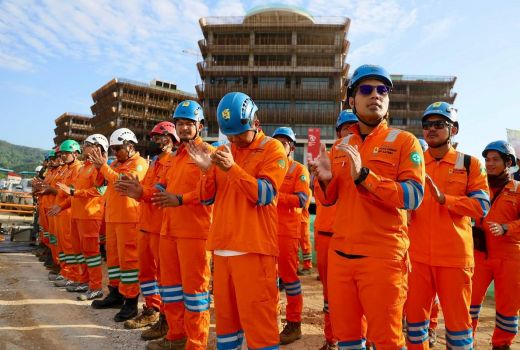 Gelar Apel Siaga, PLN All Out Sukseskan Upacara HUT ke-79 RI di IKN - GenPI.co