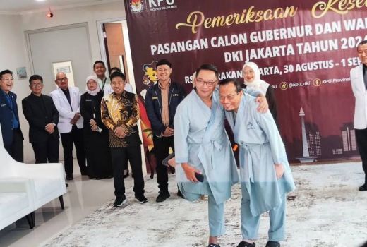 Ridwan Kamil-Suswono Jalani Tes Kesehatan hingga Psikologi - GenPI.co