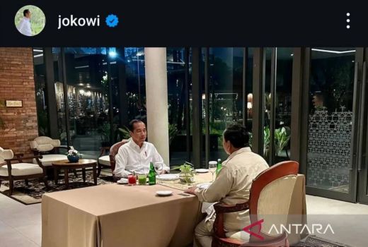 Presiden Jokowi Makan Malam dengan Prabowo hingga 2 Jam Lebih, Bahas Apa? - GenPI.co