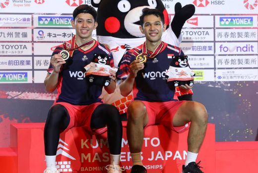 Fajar/Rian Juara Kumamoto Japan Masters 2024 karena Timnas Indonesia Dibantai Jepang - GenPI.co