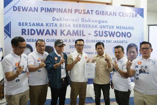 Dapat Dukungan Sukarelawan Gibran, Ridwan Kamil: Semoga Menguatkan Kemenangan - GenPI.co