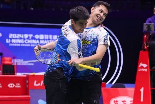 Cetak Sejarah di China Masters 2024, Sabar/Reza: Alhamdulillah - GenPI.co
