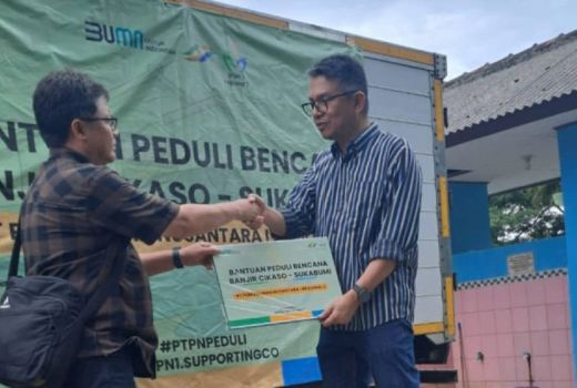PTPN I Regional 2 Komitmen Bantu Korban Banjir Bandang di Sukabumi - GenPI.co