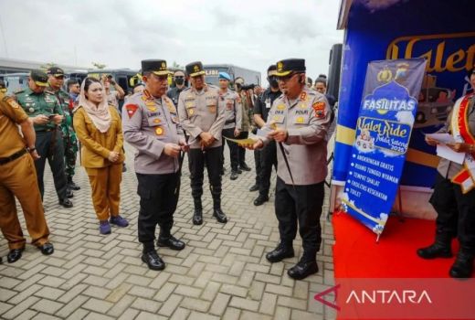 Jelang Mudik Lebaran, Kapolri Cek Layanan Valet and Ride di Brebes - GenPI.co