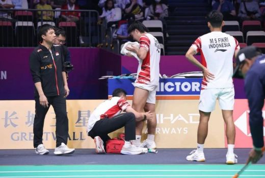 Jumping Smash Berujung Cedera Lutut, Daniel Marthin Tunggu Hasil MRI - GenPI.co
