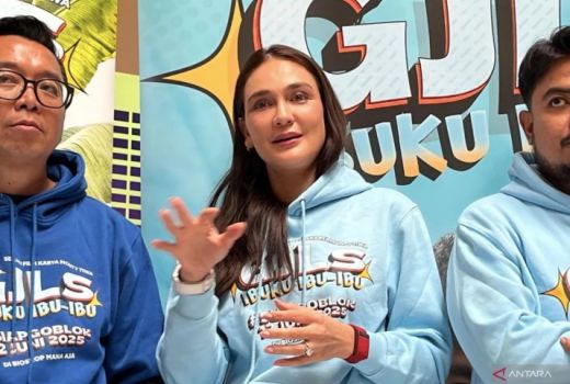 Susah Serius saat Syuting Film GJLS Ibuku Ibu-Ibu, Luna Maya Ngakak Terus - GenPI.co