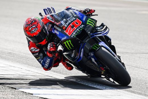 Gagal Raih Poin di Sprint Race MotoGP Aragon, Fabio Quartararo Salahkan Ban - GenPI.co