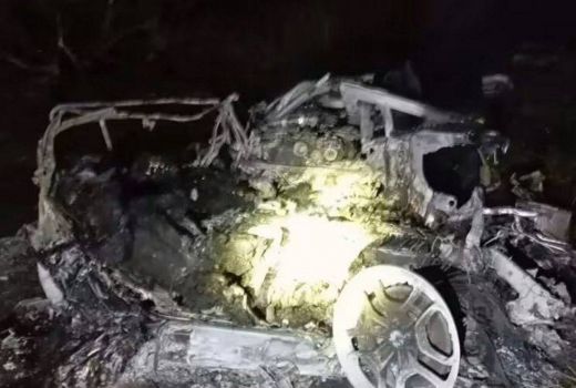 Penampakan Lamborghini Diogo Jota Saat Terbakar Hingga Hangus - GenPI.co