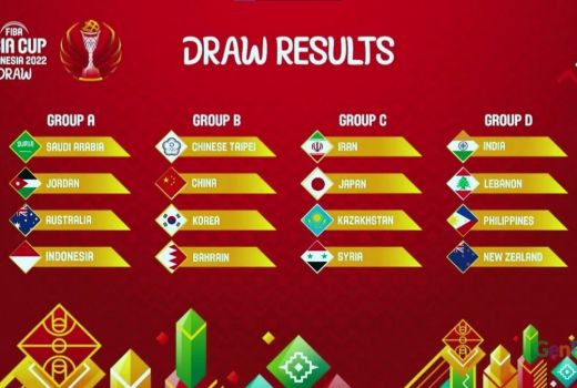 Hasil Drawing FIBA Asia Cup 2022: Indonesia Pilih Lawan Australia - GenPI.co