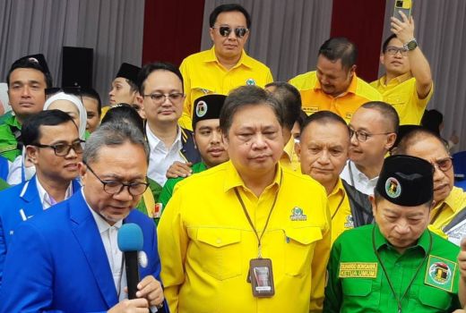 KIB Daftar Bareng ke KPU, Airlangga: Koalisi Kami Solid - GenPI.co