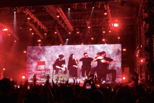 Kikan dan Ervin Reuni Bareng Cokelat di Synchronize Fest 2022 - GenPI.co