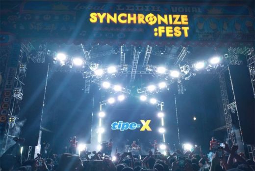 Tipe-X Ajak Penonton Goyang Bersama di Synchronize Fest 2022 - GenPI.co