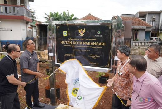 Korindo Menyerahkan Hutan Kota Pakansari ke Pemkab Bogor - GenPI.co