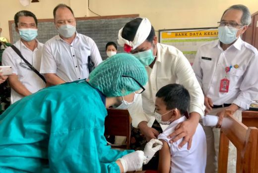 Vaksinasi Covid-19 Anak, Bupati Bangli Targetkan Ini untuk Bali - GenPI.co BALI