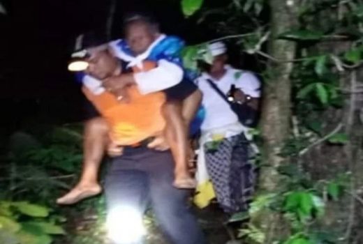 BPBD Tabanan Bali Evakuasi Pemangku Pura Dalem Kedampal, Kenapa? - GenPI.co BALI