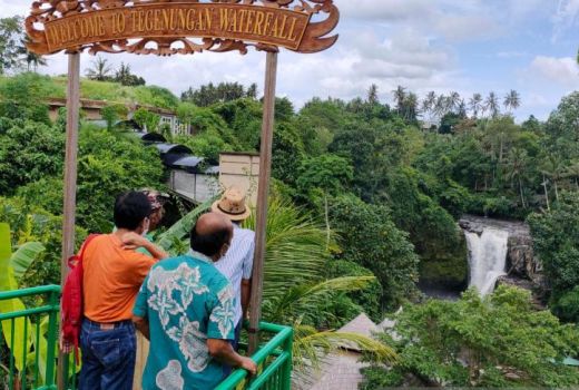 Wisata Air Terjun Tegenungan yang Sepi Dihantam Pandemi - GenPI.co BALI