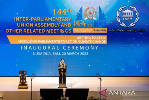 Di Bali, Puan Maharani Ajak IPU Realisasikan Dana Rp1,4 T - GenPI.co BALI
