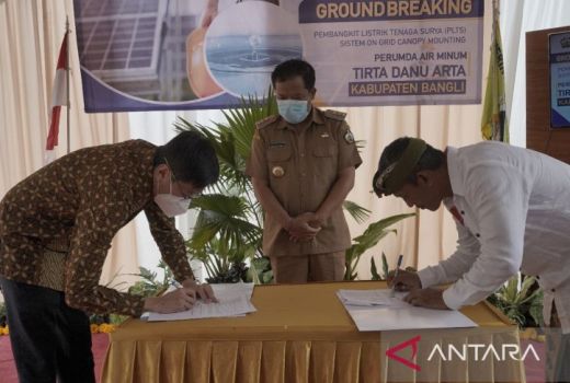 Canggih! Perumda Air Minum di Bangli Bali Pakai Tenaga Surya - GenPI.co BALI