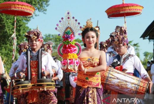 Parade Baleganjur di Desa Banjarangkan Klungkung Bali, Kenapa? - GenPI.co BALI
