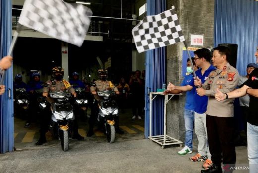 KTT G20 Bikin Inovasi, Polda Bali Operasikan 300 Motor Listrik - GenPI.co BALI