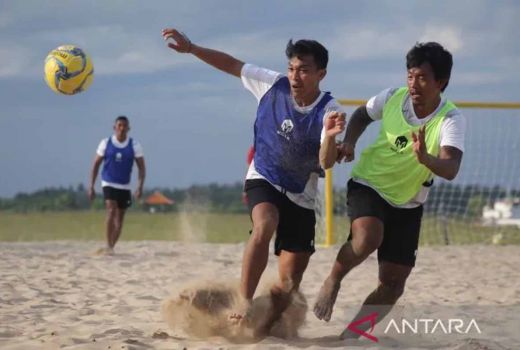 Timnas Sepak Bola Pantai Cari Sponsor, Persiapan 2nd ANOC World Beach Game 2023 - GenPI.co BALI