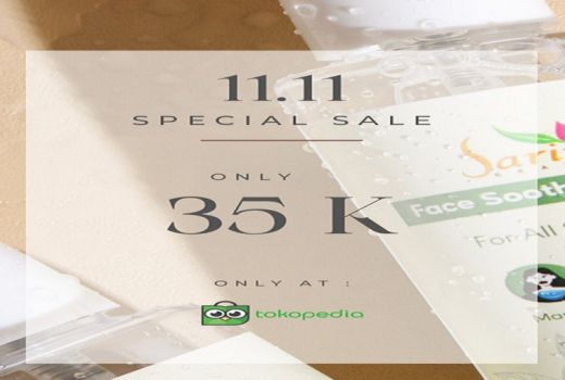 Kuy, Ada Harga Khusus Face Soothing Spray di Tokopedia pada 11/11 - GenPI.co BANTEN