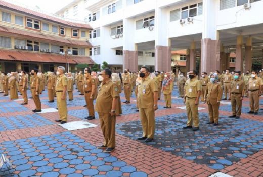 Pemkot Tangerang Jalani Apel Perdana Tahun 2022 - GenPI.co BANTEN